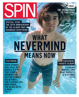 Spin Magazine August 2011 What Nevermind Means Now: Kurt Cobain Cover USADO