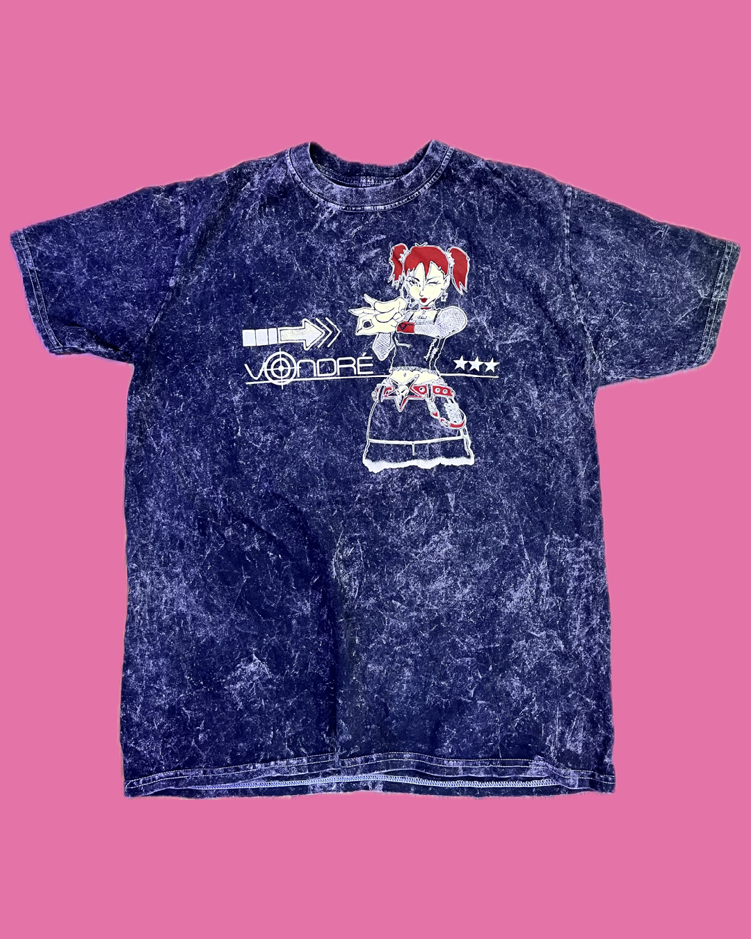 Playera VONDRÈ Acid Wash