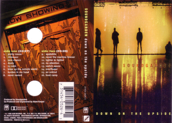 Soundgarden - Down on the Upside (Cassette) USADO