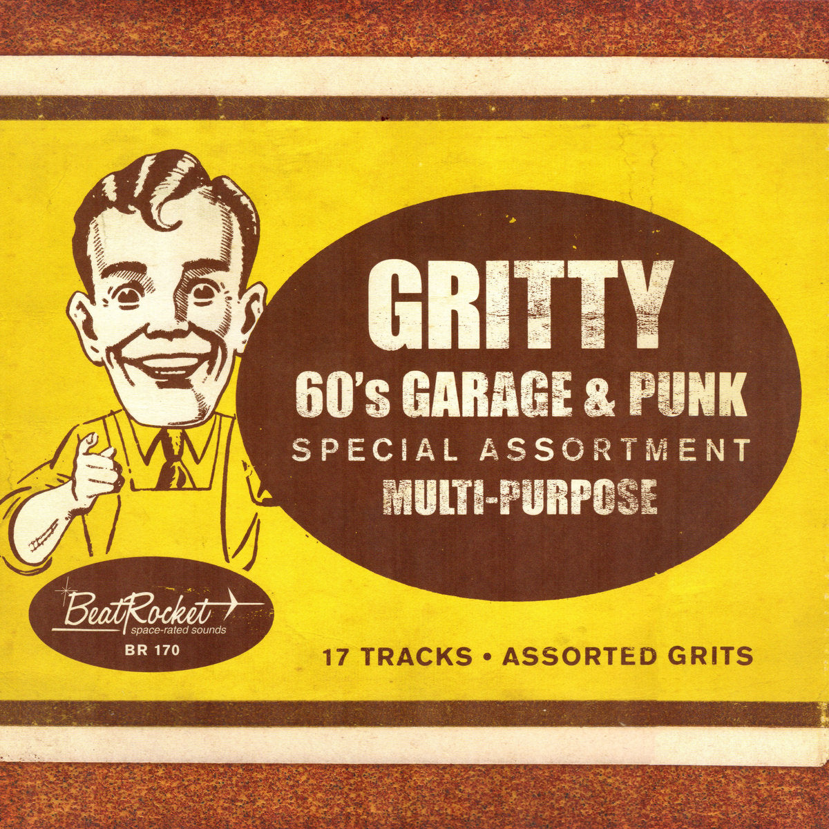 Varios - Gritty 60's Garage and Punk LP (Vinyl)
