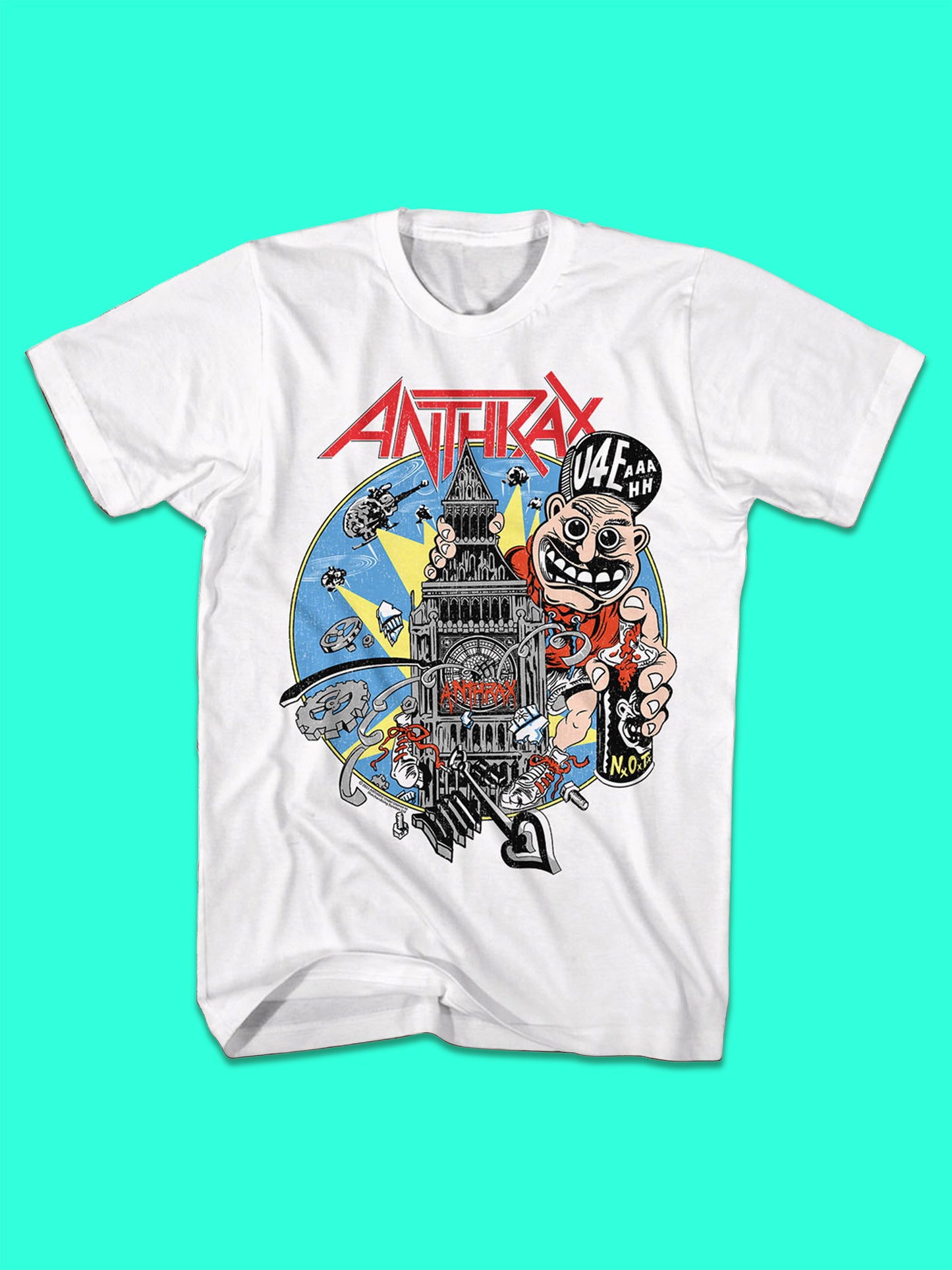 Playera Anthrax Blanca