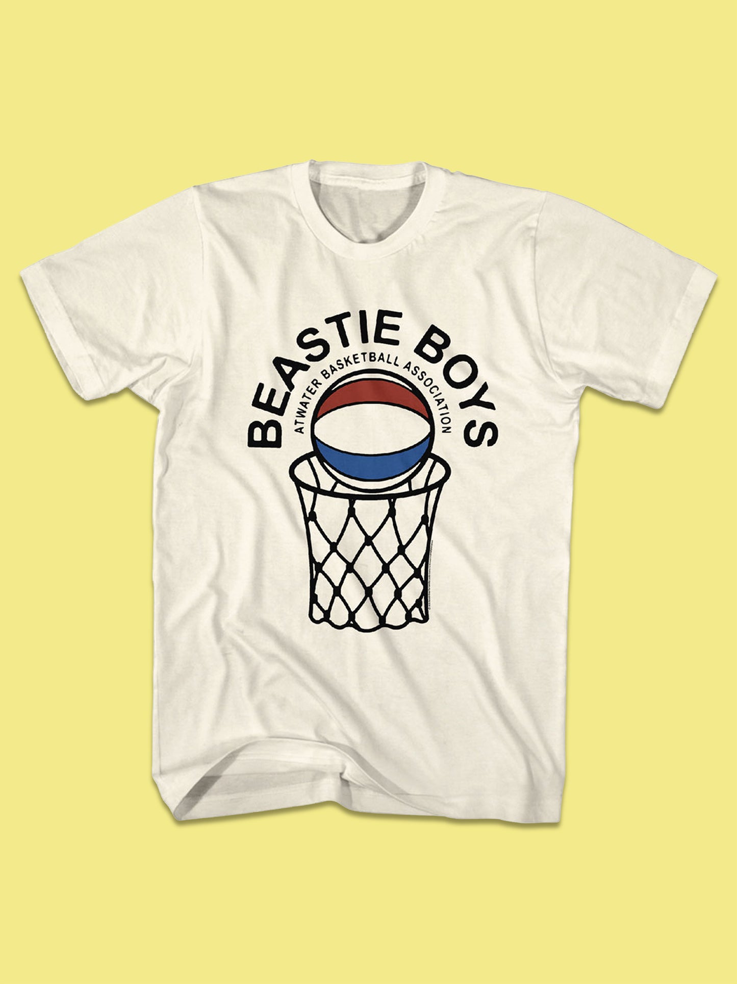 Playera Beastie Boys Basketball Off White
