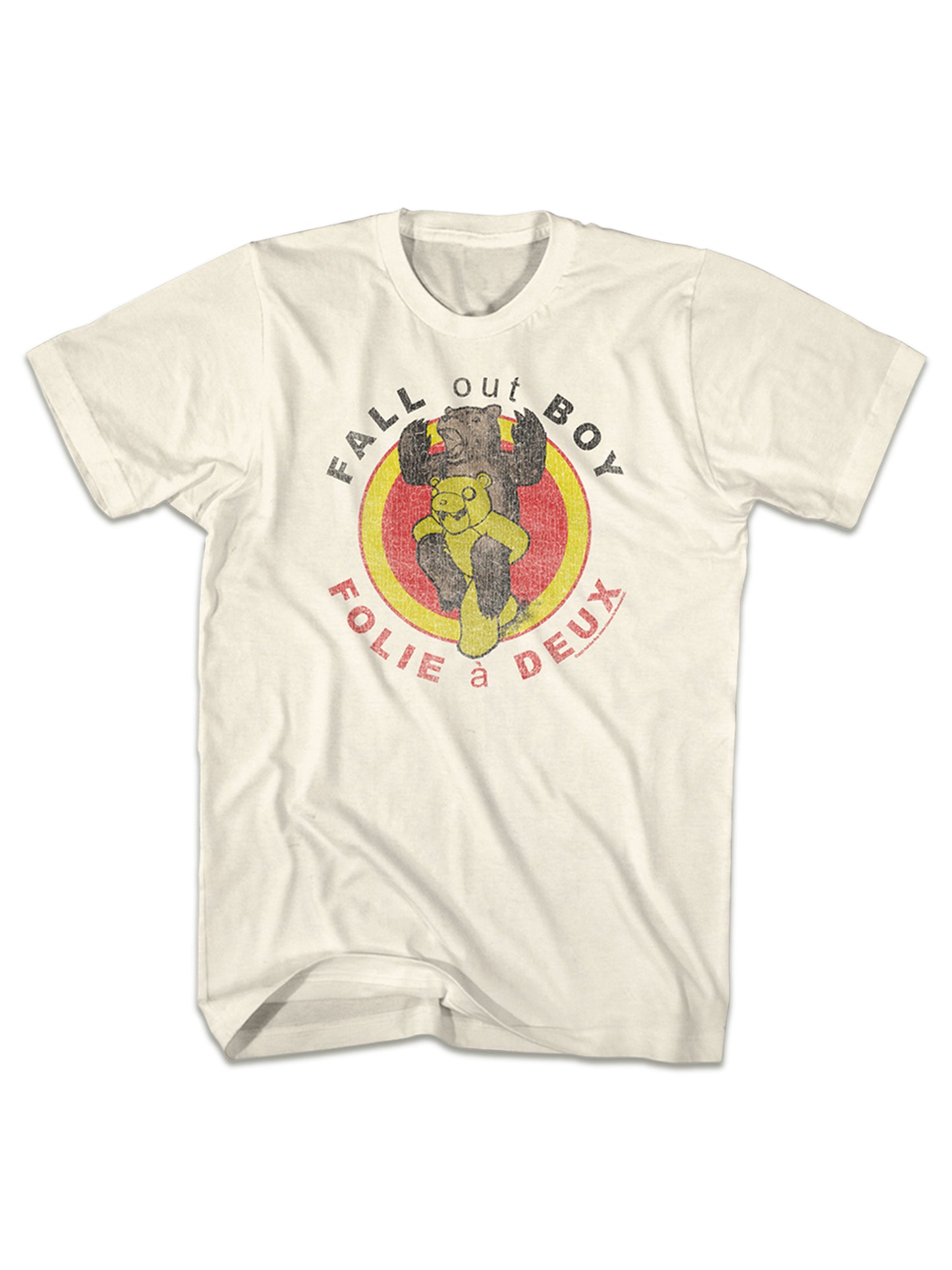 Playera Fall Out Boy Folie a Deux Blanca