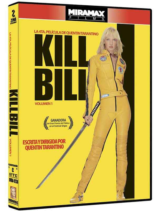 KILL BILL VOL. 1  (DVD USADO REGION 01 Y 04)