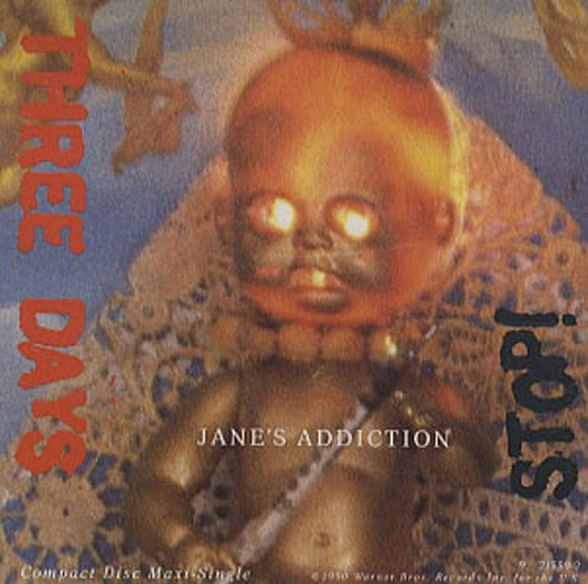 Jane's Addiction - "Three Days"/"Stop" (CD) USADO