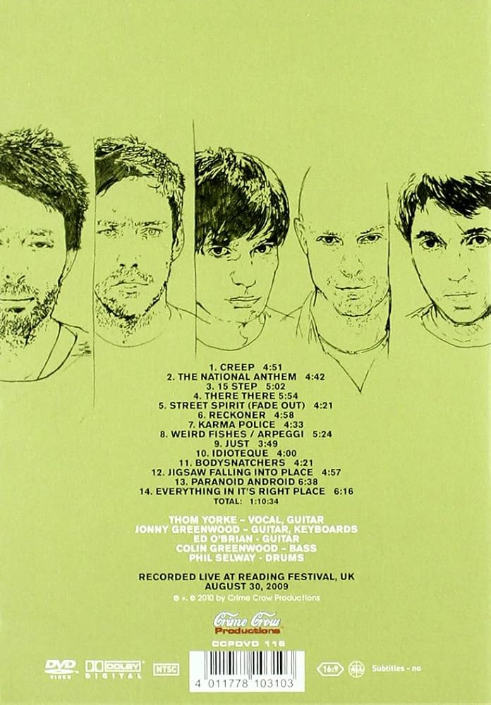 Radiohead - Creep - Live At Reading Festival 2009 (DVD)