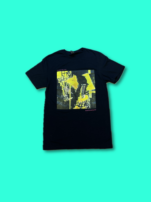 Playera Sadfields Suficiente Negra