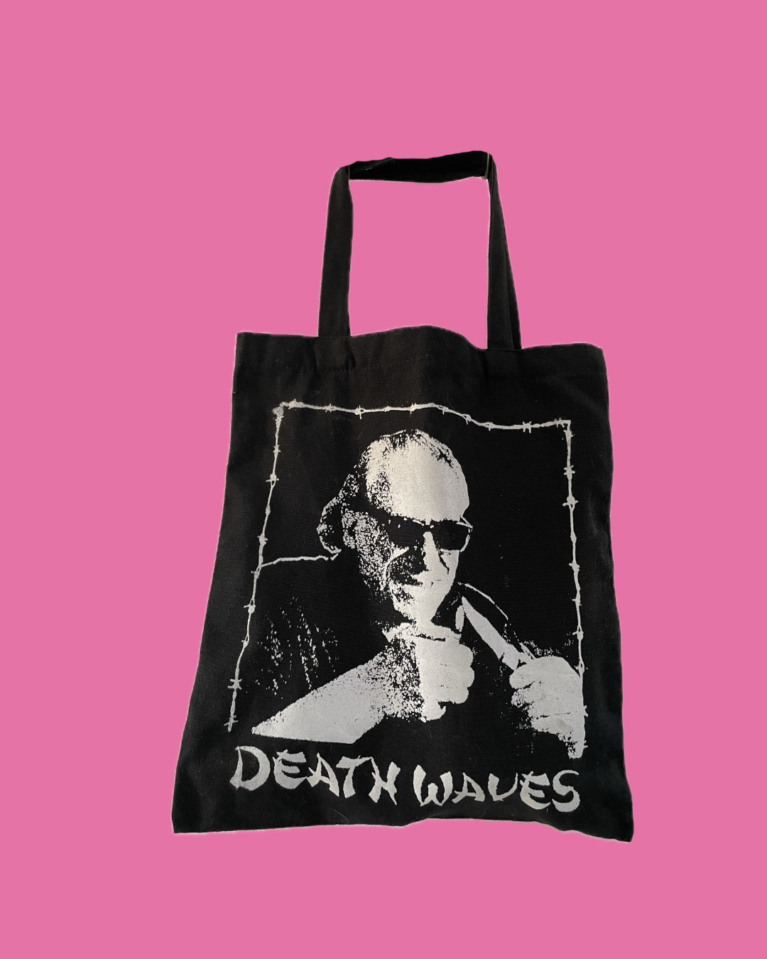 Tote Bag Death Waves Negra