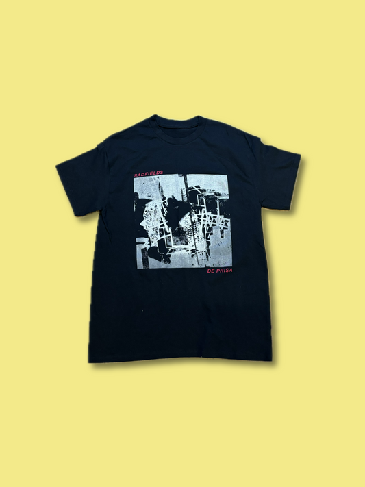 Playera Sadfields Deprisa Negra