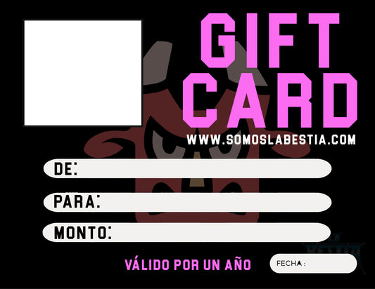 Tarjeta de Regalo La Bestia Records