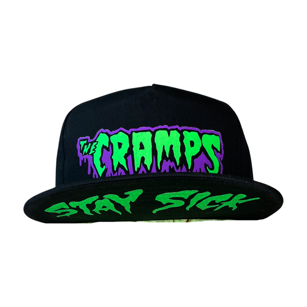 Gorra The Cramps Negra / Verde / Morado