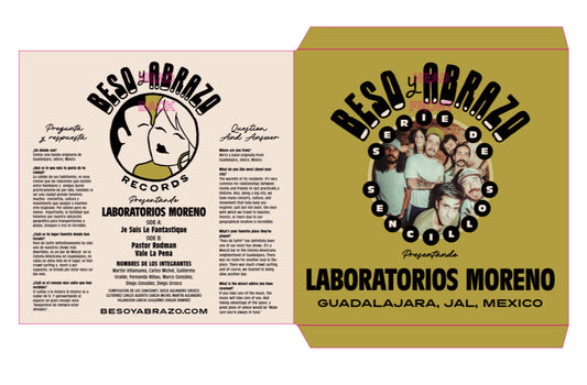 Laboratorios Moreno - Beso y Abrazo 7" 45 RPM (Vinyl)