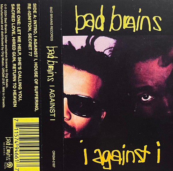 Bad Brains – I Against I (Cassette)