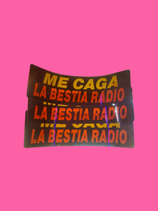 Sticker Me Caga La Bestia Radio