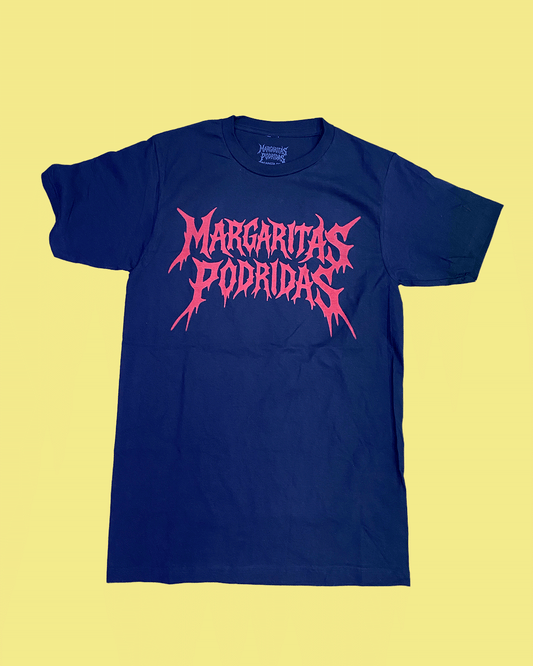 Playera Margaritas Podridas Negra