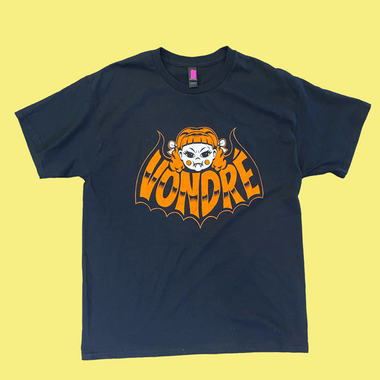 Playera Vondré Muñeca Vampiro Negra