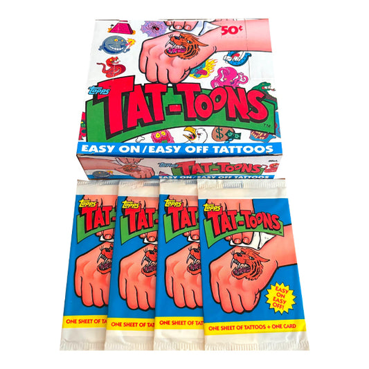 TOPPS Tat-toons - Tarjetas coleccionables con tatuajes temporales (1 Sobre)